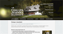 Desktop Screenshot of chalupa-jeseniky.cz